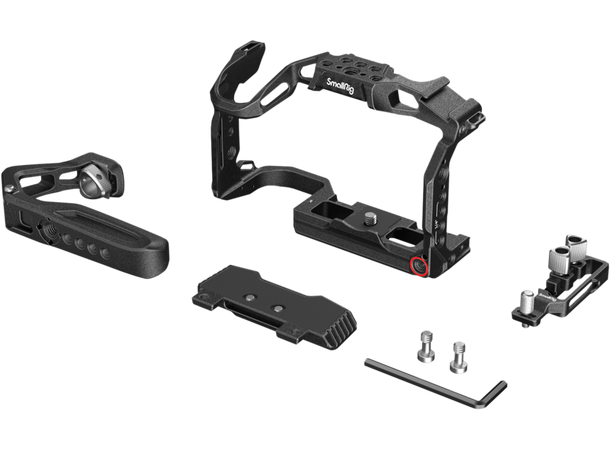SmallRig 3891 "Black Mamba" kit Kit med cage og håndtak for Canon R5C 