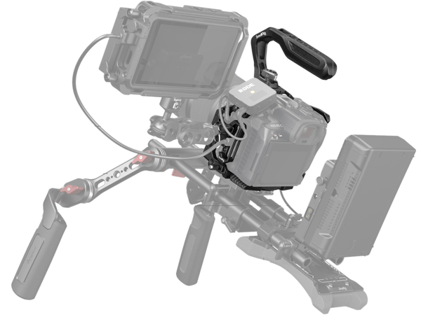 SmallRig 3891 "Black Mamba" kit Kit med cage og håndtak for Canon R5C 