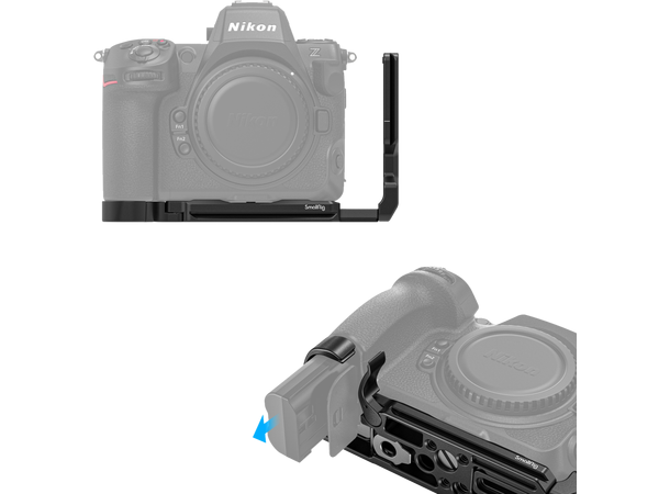 SmallRig 3942 L-Brakett for Z8 L-Brakett for Nikon Z8