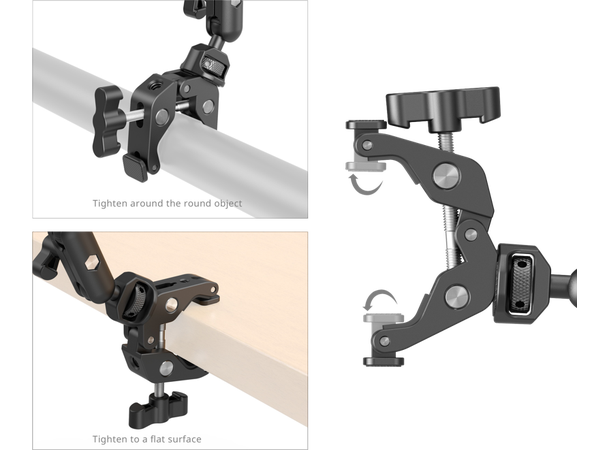 SmallRig 4766 Magic Arm Crab clamp kit. Fleksibel arm med clamp. 