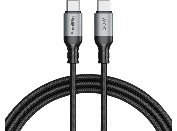 SmallRig 4908 USB-C Data Kabel Støtter PD 3.1 240 W superrask lading 