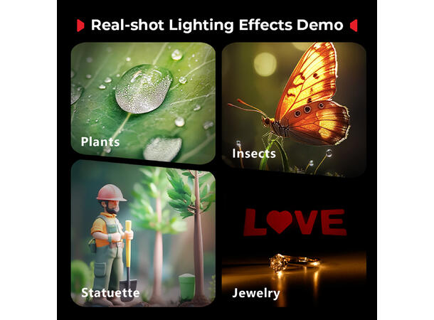 SmallRig 5480 RM 03 Macro LED lys Justerbart makrolys 