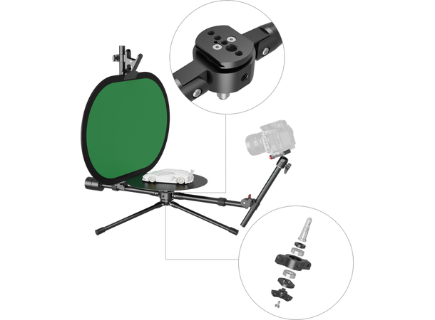 Smallrig 4807 Pro 30cm 360° Turntable Turntable for foto og film 