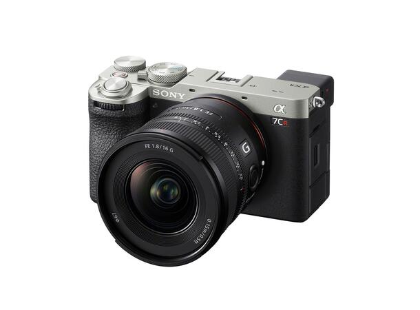 Sony FE 16mm f/1.8 G Fullformat, Ultravidvinkel, FE-fatning 