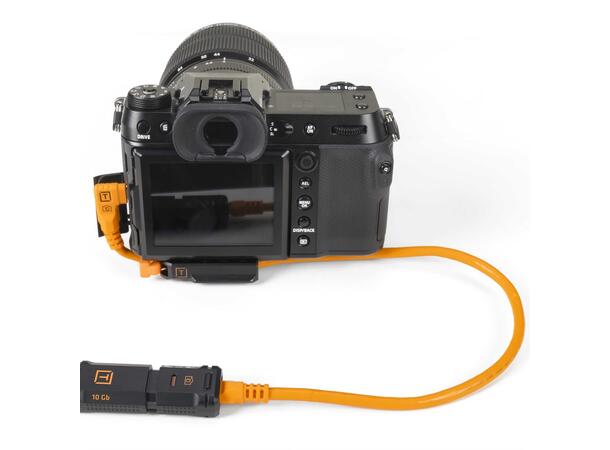 Tetherpro Optima 10G USB-C 51cm Pigtail-kabel for profesjonell tethering 