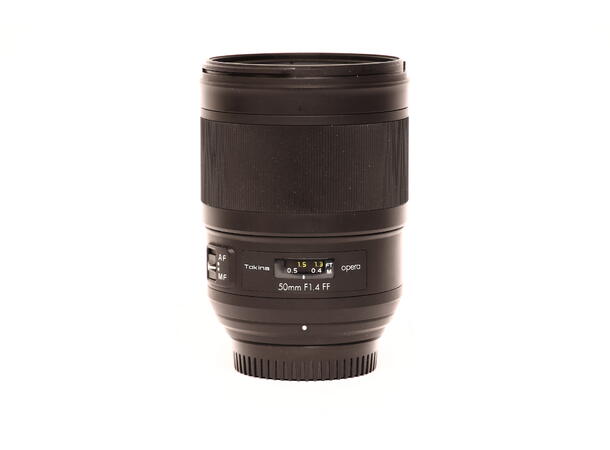Tokina 50mm f/1.4 Opera, BRUKT BRUKT, Se beskrivelse, for Nikon F 