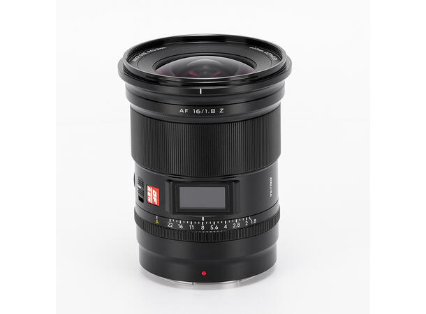 Viltrox AF 16mm F1.8 for Nikon Z-Mont Ultravidvinkelobjektiv 