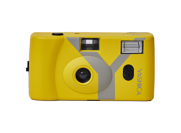 Yashica MF-1 Snapshot 35mm inkl. film Gul. Analogt kamera for 135-film 