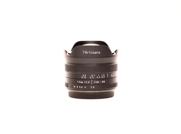 7Artisans 7,5mm 1:2.8 Fisheye, BRUKT BRUKT, Se beskrivelse, for MFT 
