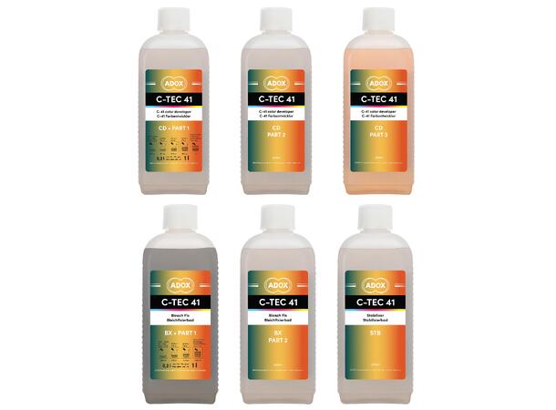 Adox C-Tec C-41 Negativ Kit Rapid C-41-fremkallingskit for 12-16 filmer 