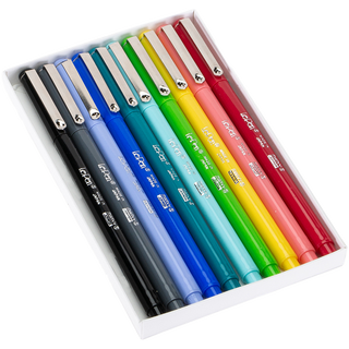 BookBinders Le pen, 10-pack BookBinders Le Pen i ti farger