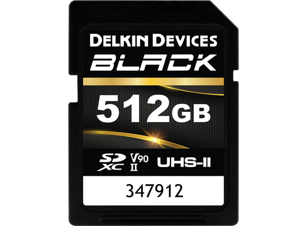 Delkin SD Black Rugged 512 GB R300/W250 UHS II (V90) 