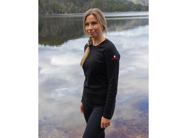 Flåttavvisende Langermet T-skjorte Large Sort 