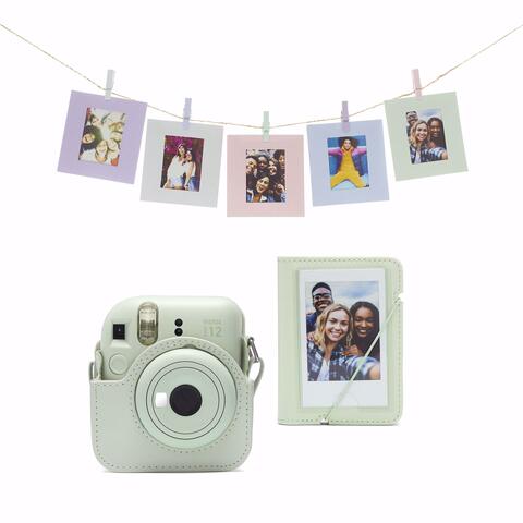 Fujifilm Instax Mini 12 Accessory Kit Mint Green. Veske, album og rammer