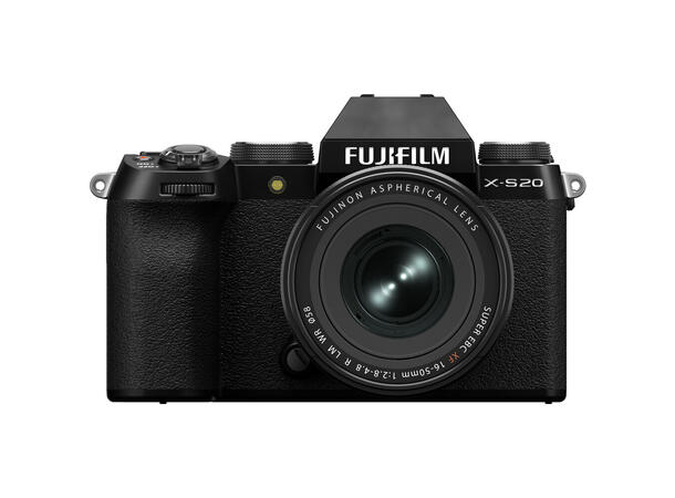 Fujifilm X-S20 Kit med 16-50/2.8-4.8 R Ypperlig for Vlogging og allround bruk 