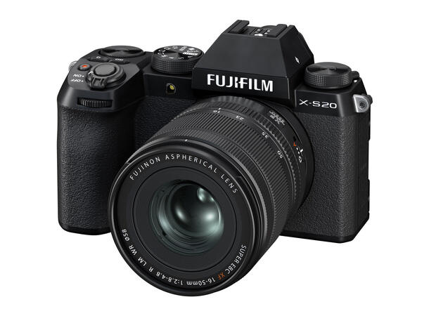 Fujifilm X-S20 Kit med 16-50/2.8-4.8 R Ypperlig for Vlogging og allround bruk 