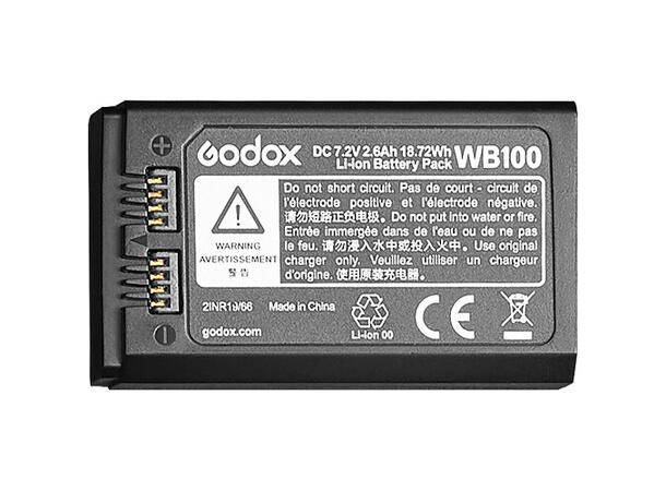 Godox WB100PRO Batteri for AD100PRO Lithium-Ion Battery (7.2V / 2600 mAh)
