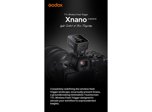 Godox X3 Xnano TTL Wireless Trigger C Trådløs Blits utløser for Canon 