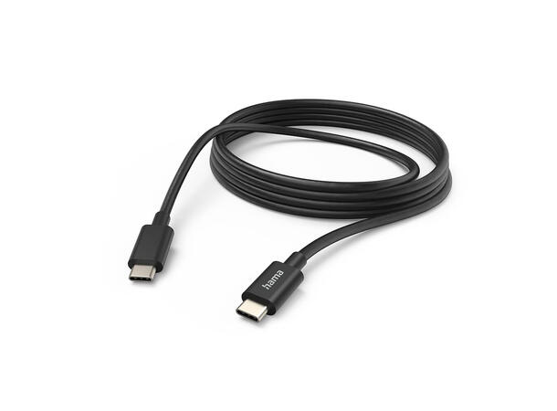 Hama kabel lade/data USB-C - USB-C 3.0m Svart