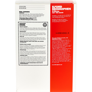 Ilford Fremkaller Bromophen til 5L Papirfremkaller for fiberbasert papir