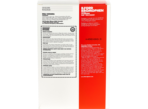 Ilford Fremkaller Bromophen til 5L Papirfremkaller for fiberbasert papir 