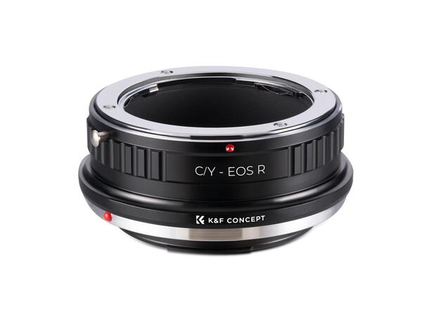 K&F Adapter for Canon RF til C / Y Bruk C / Y objektiv på Canon RF 