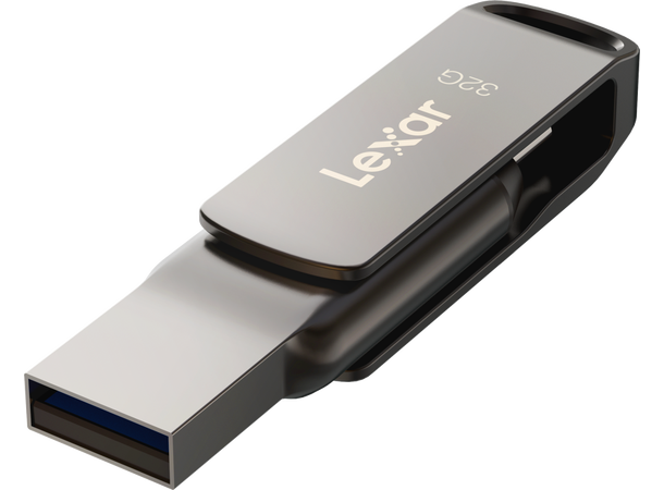 Lexar Dual Drive D400 32 GB Minnepinne USB-C & USB-A, 100MB/s read 