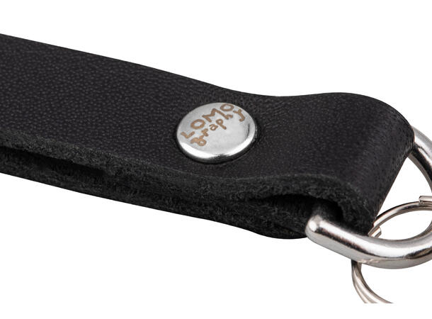 Lomography Black Leather Wrist Strap Solid reim i skinn for håndledd 