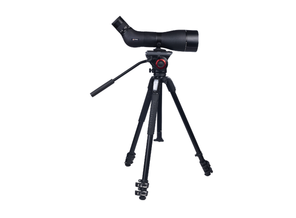 NSO Ekbacken 20-60x85 APO + stativ Spottingscope + Manfrotto MVH500/MT190X3 