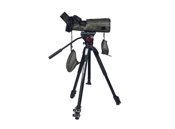 NSO Ekbacken 20-60x85 APO + stativ Spottingscope + Manfrotto MVH500/MT190X3 