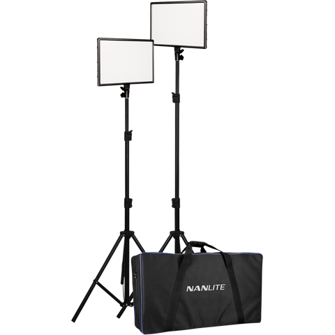 Nanlite LumiPad 25 LED kit med 2 Lys Kompakt bi-color LED-panel