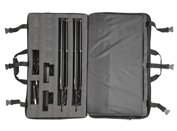 Nanlite LumiPad 25 LED kit med 2 Lys Kompakt bi-color LED-panel 