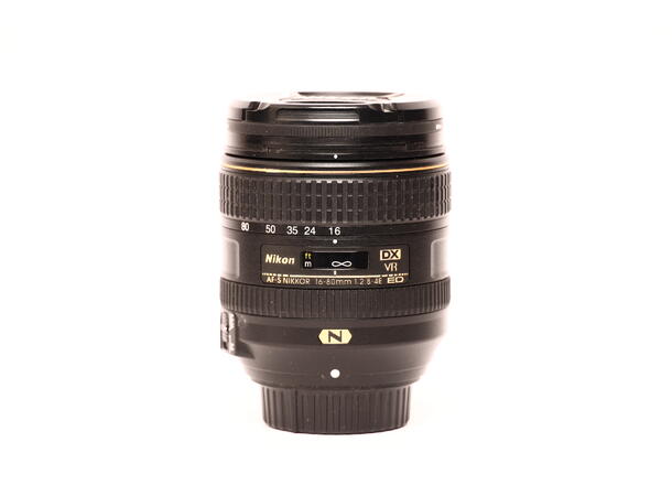 Nikon 16-80mm1:2.8-4 E ED VR DX BRUKT BRUKT, Se beskrivelse 