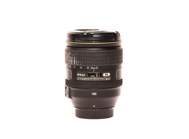 Nikon 24-120mm f/4 G ED AF-S VR BRUKT BRUKT, Se beskrivelse 