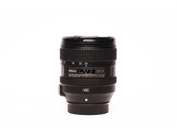 Nikon 24-85mm f/3.5-4.5 G AF-S VR BRUKT BRUKT, Se beskrivelse