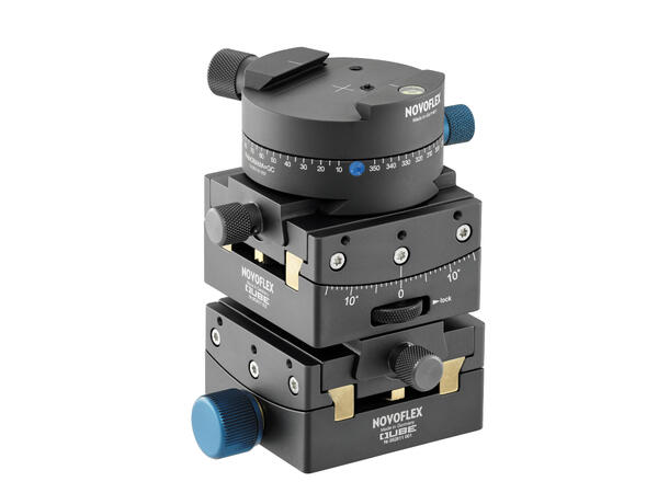 Novoflex Modular Gear Head QUBE PRO kit 15° swivel, Presisjons stativhode 