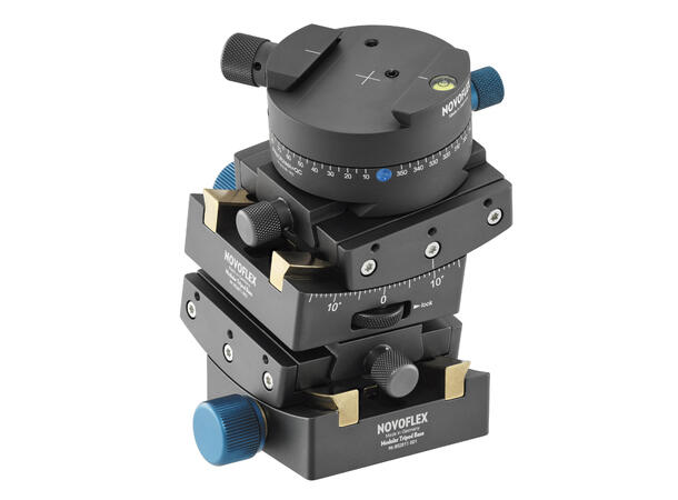 Novoflex Modular Gear Head QUBE PRO kit 15° swivel, Presisjons stativhode 