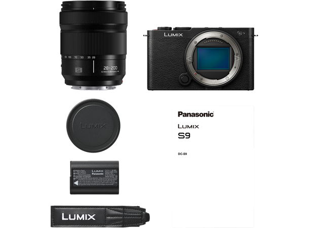 Panasonic Lumix S9 kit 28-200 f/4.0-7.1 24,2 MP, Fullformat 
