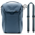 Peak Design Everyday Backpack 30L + Reim Inkludert Slide Lite - 30L Ocean