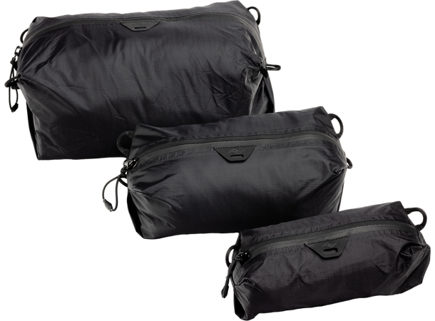 Peak Design Ultralight Packing Cube Pakke med XXS, XS og S størrelse. Sort 