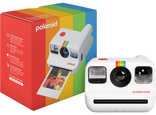 Polaroid Go Gen 2 Kamera Hvit Kompakt og lett Instantkamera