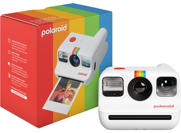 Polaroid Go Gen 2 Kamera Hvit Kompakt og lett Instantkamera 