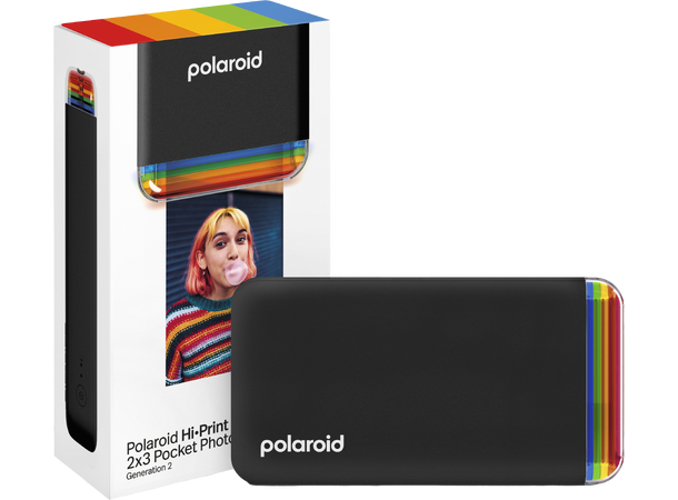 Polaroid Hi-Print Gen 2, Sort Skriv ut dine mobilbilder 