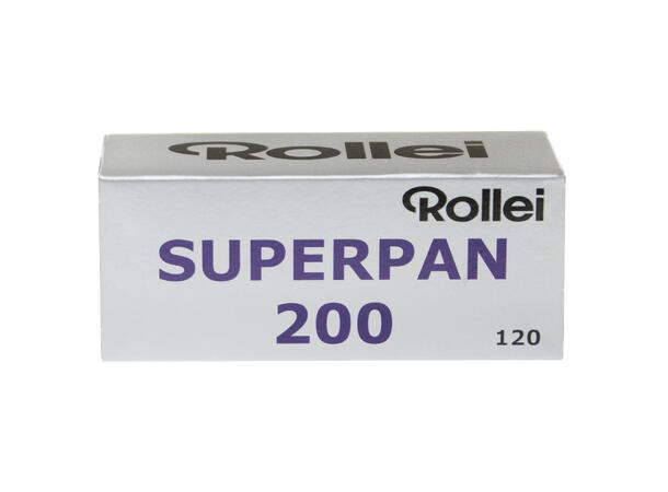 Rollei Superpan 200 120 ISO 200, S/H-film 