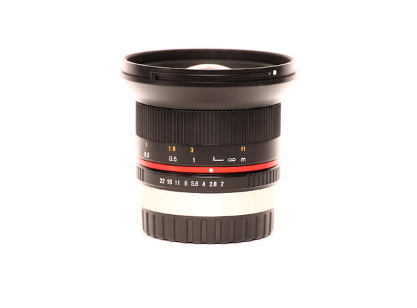 Samyang 12mm f/2.0 NCS CS BRUKT BRUKT, Se beskrivelse, for Fuji X 