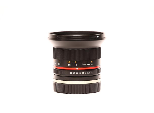Samyang 12mm f/2.0 NCS CS Sony BRUKT BRUKT, Se beskrivelse 