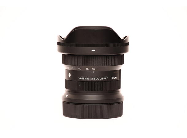 Sigma 10-18mm 1:2.8 DC DN C BRUKT BRUKT, Se beskrivelse, For Canon RF 