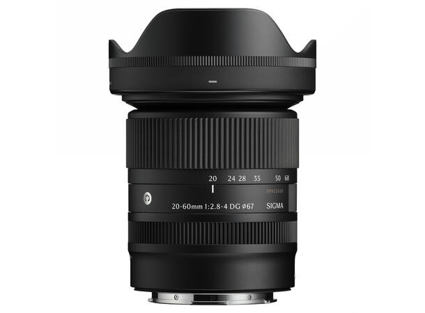 Sigma 20-60MM F2.8-4 DG C L-fatning Ultravidvinkel fra 20mm 