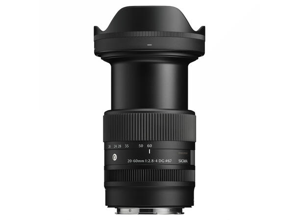 Sigma 20-60MM F2.8-4 DG C L-fatning Ultravidvinkel fra 20mm 