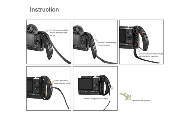 SmallRig 2456 Hand Strap (PAC2456B) Håndstropp 